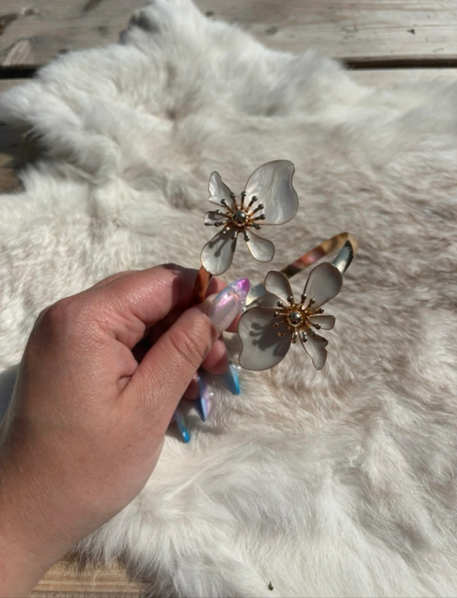Pulseira bonita de flores – photo 3